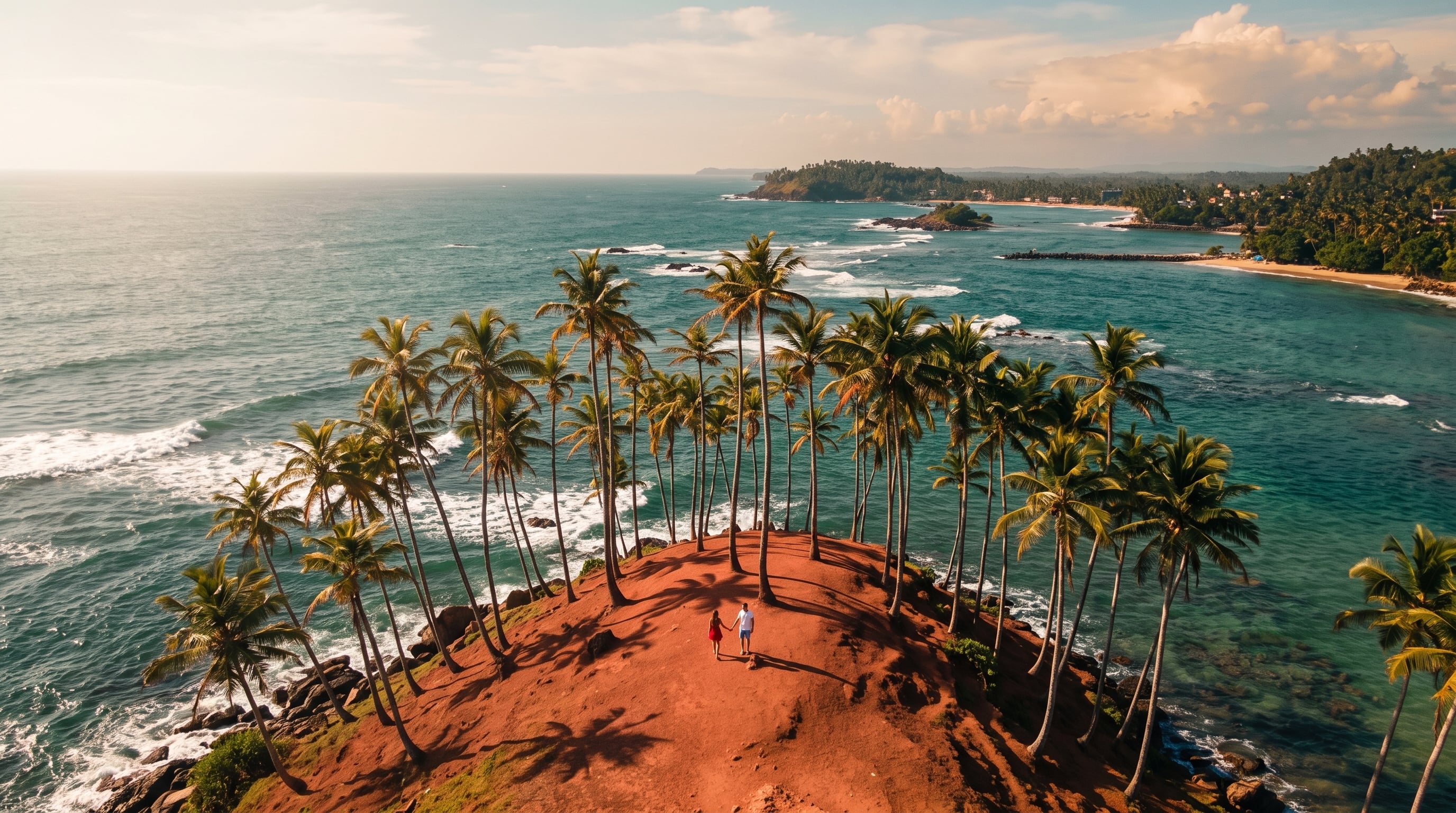 Coconut Tree Hill at Mirissa overlooking the Indian Ocean